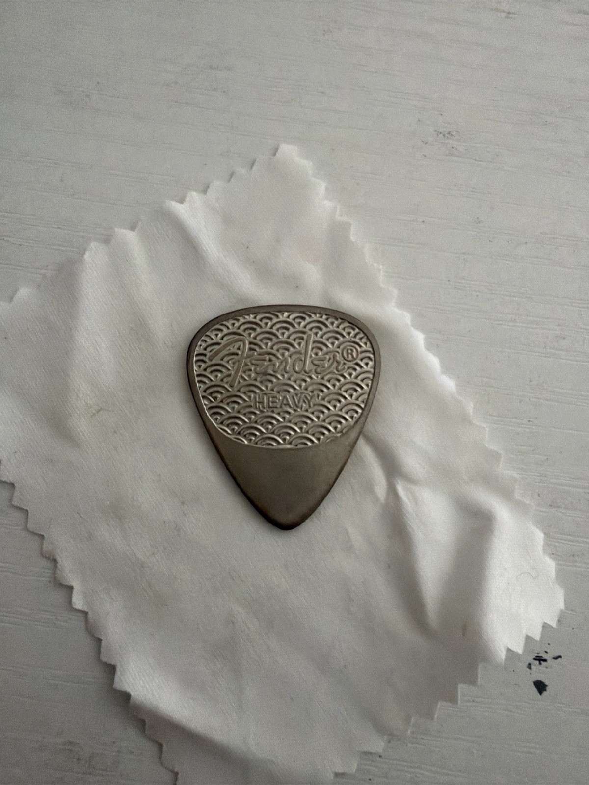 2021 Pamp Swiss Fender Sterling Silver351 Heavy Guitar Pick 10 Gram