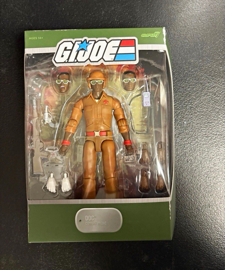 Super7 G.I. Joe ULTIMATES Wave 3 Doc Combat Medic Figure w/ Weapons Super7 G.I. Joe ULTIMATES Wave 3 Doc Combat Medic Figure w/ Weapons