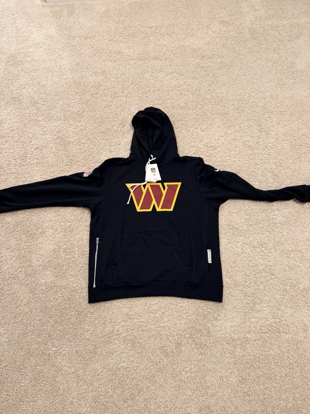 Nike Washington Commands On Field Hoodie and Hat Bundle Size Large