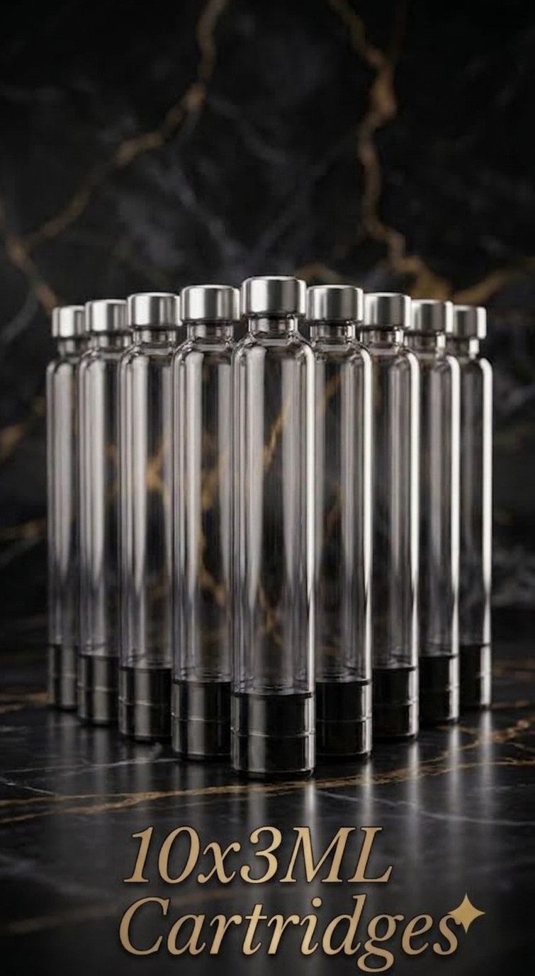 10-100pcs Sterile Peptide Pen 3mL Cartridges Cassette Glass Vial For V1 V2 Pens