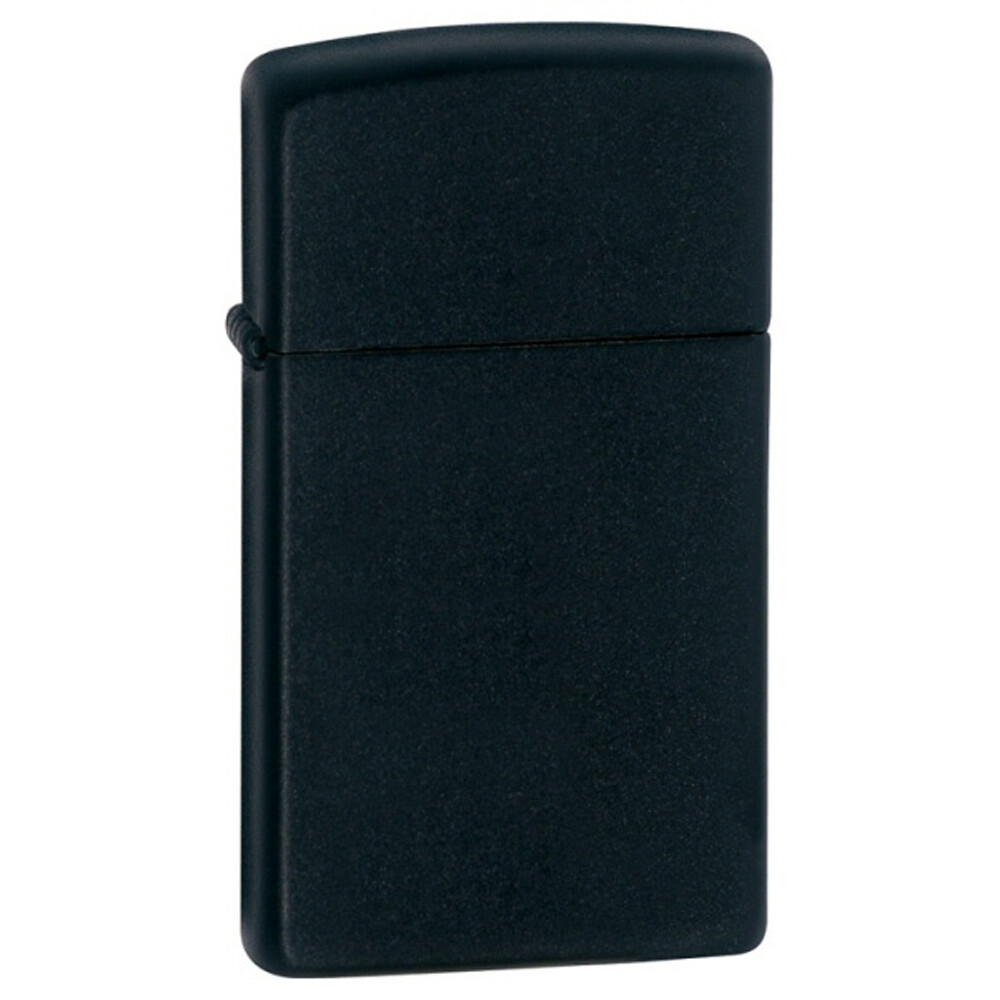 Zippo Windproof Lighter Slim Black Matte (1618)