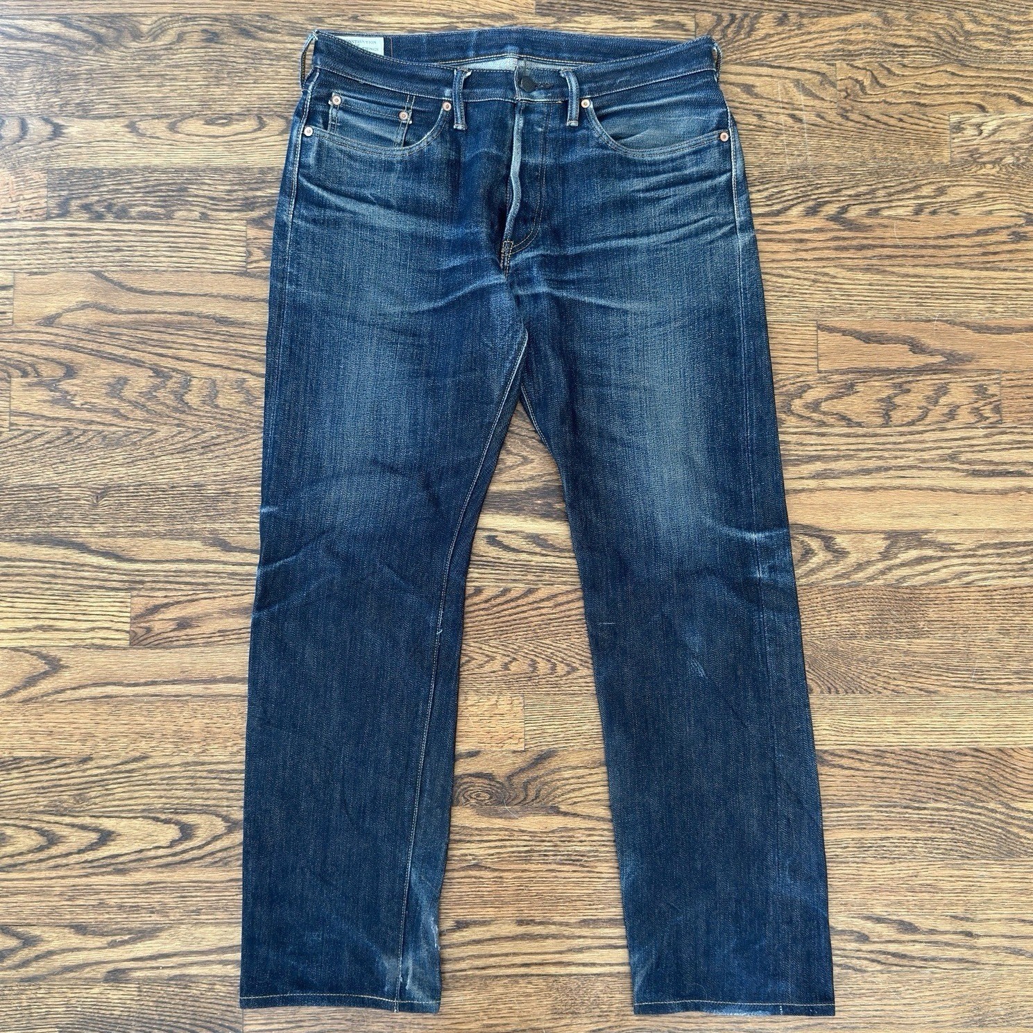 Studio D\'artisan Japanese Selvedge Denim Blue Jeans Mens - Size 34 Studio D\'artisan Japanese Selvedge Denim Blue Jeans Mens - Size 34