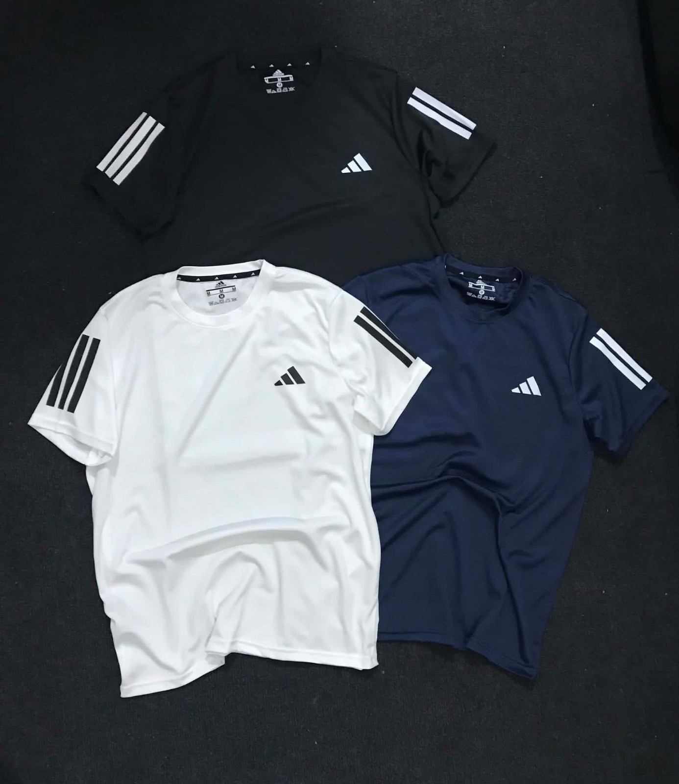 Nike & Adidas Men\'s T-Shirt, Small size to XXXL size  - Black,White & Navy Blue