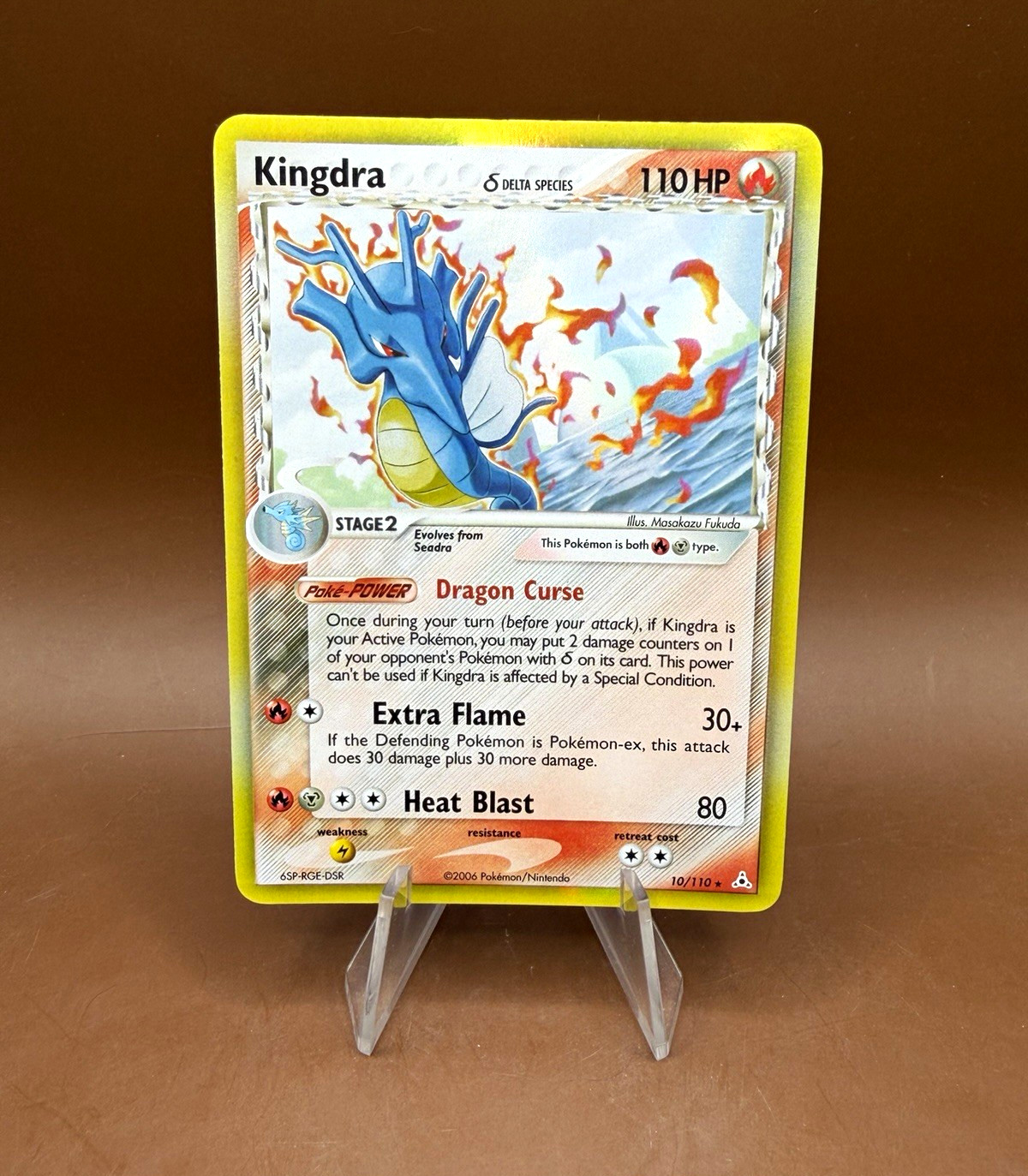 Pokemon TCG Kingdra Delta Species Holo Rare 10/110 2006 Pokemon TCG Kingdra Delta Species Holo Rare 10/110 2006