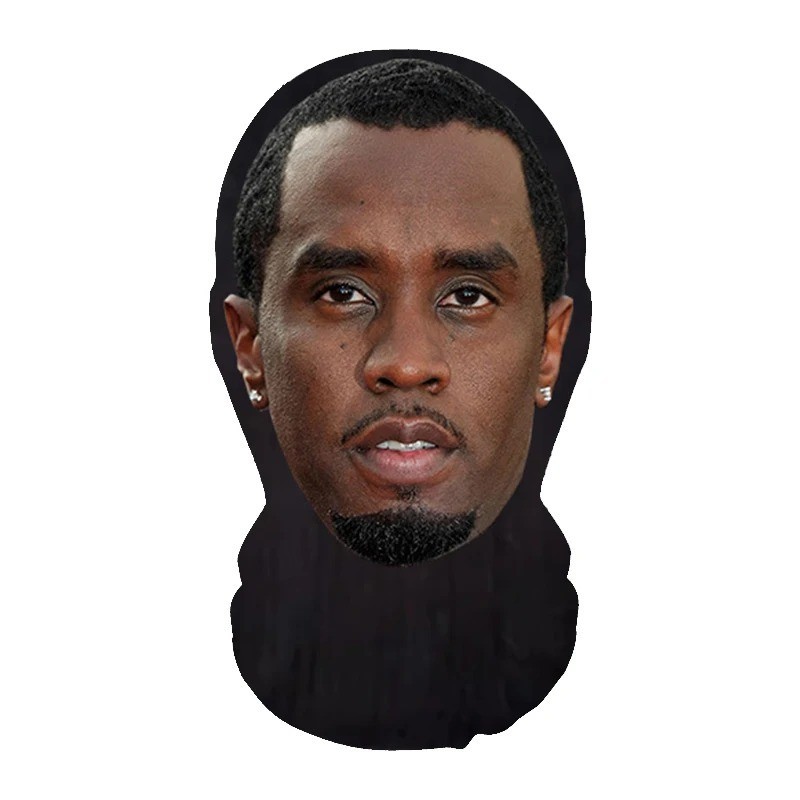 3D Printed Kanye Mask Elastic Mesh Full Face Mask for Cosplay Headwear Hip Hop F