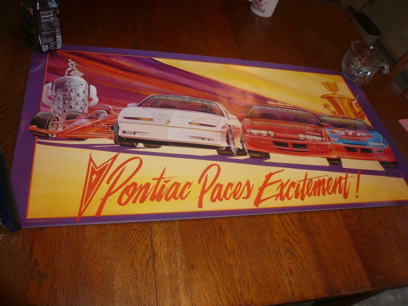 Vintage Pontiac Showroom Poster - \