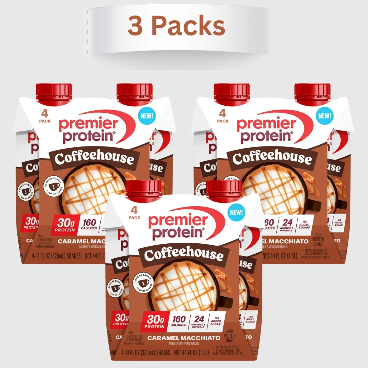 Premier Protein Shake,Coffeehouse Caramel Machiatto, 30g Protein, 11 Oz, 12 Ct Premier Protein Shake,Coffeehouse Caramel Machiatto, 30g Protein, 11 Oz, 12 Ct