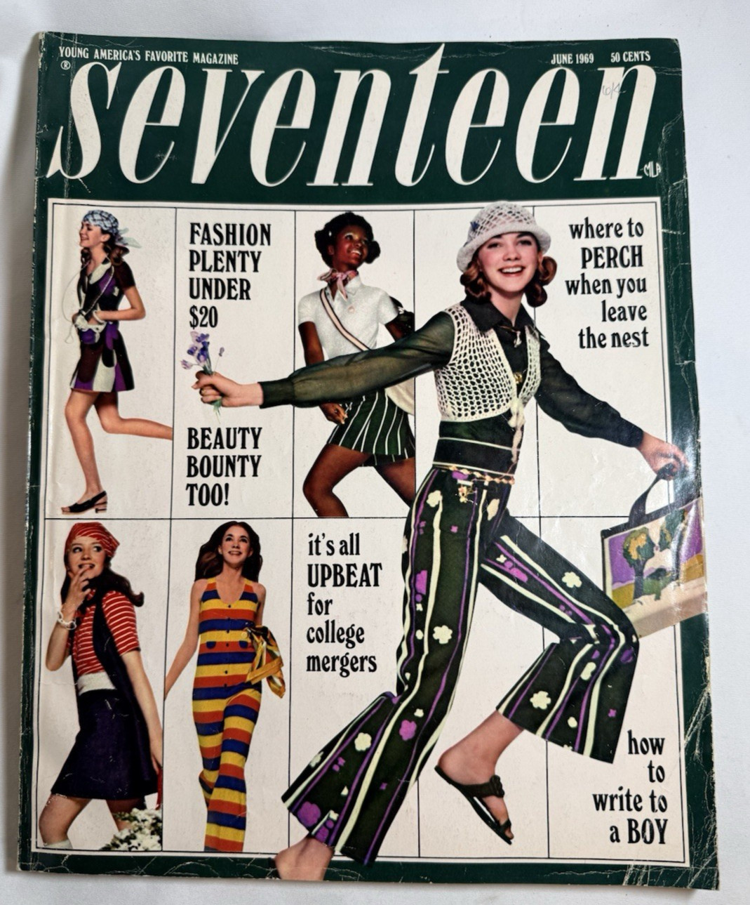 Vintage Seventeen Magazine June 1969 Teen Fashion