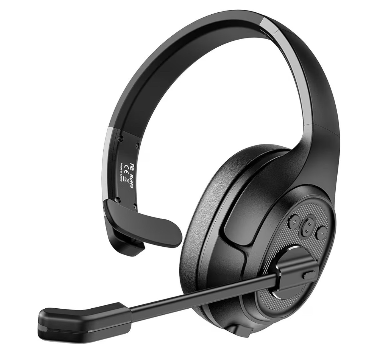 EKSA Trucker Bluetooth Headset with ENC Mic Noise Cancelling, 30H Talk Time 99ft