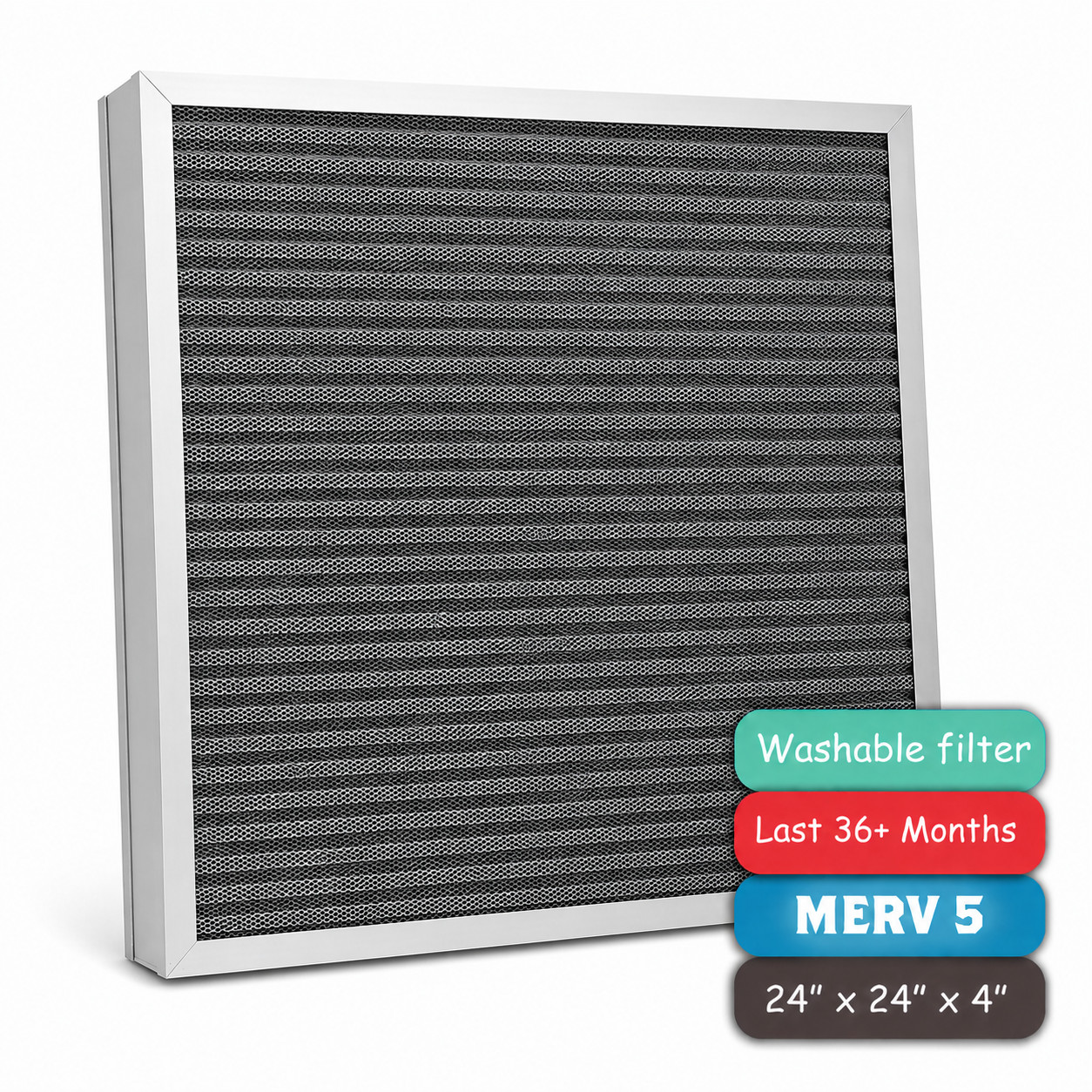 Washable Furnace Air Filter (24 Washable Furnace Air Filter (24