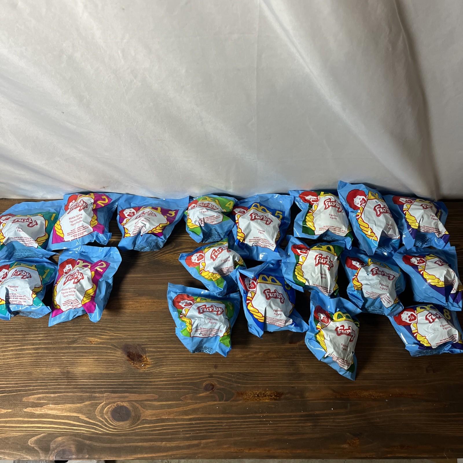 Vintage 1998 McDonald’s Furby Toy Lot Complete Set Plus Extras Lot Of 18 NIP