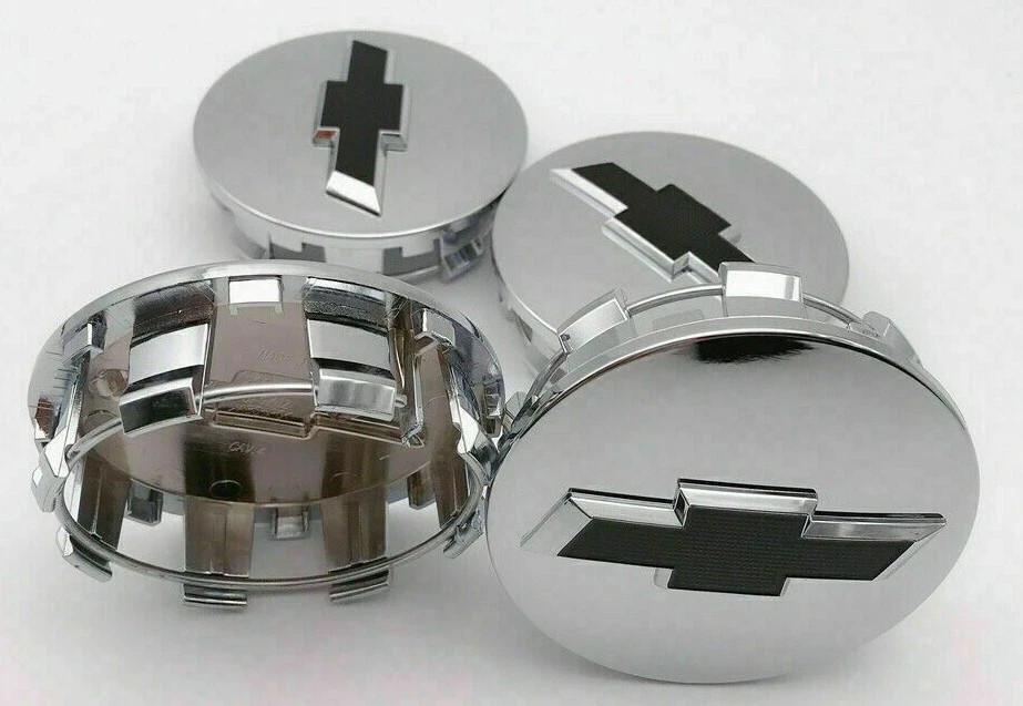 4X Chrome 83mm Wheel Center Hub Caps For Suburban Tahoe Silverado 1500 2014-2023