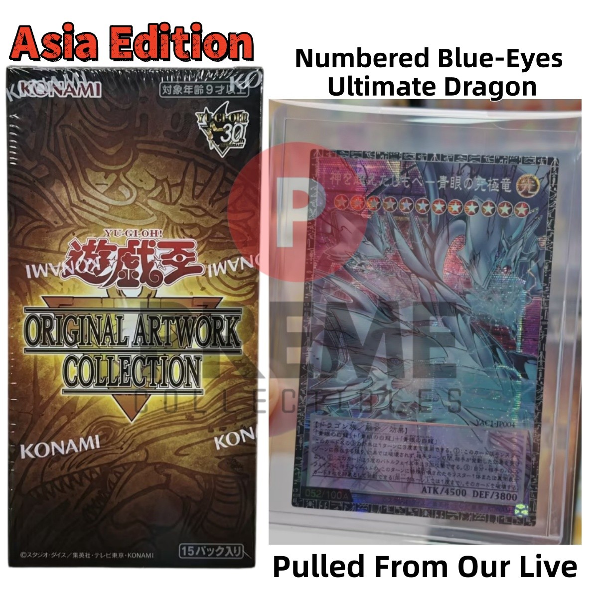 Konami Yu‑Gi‑Oh Japanese Original Artwork Collection Sealed Box INSTOCK For Asia
