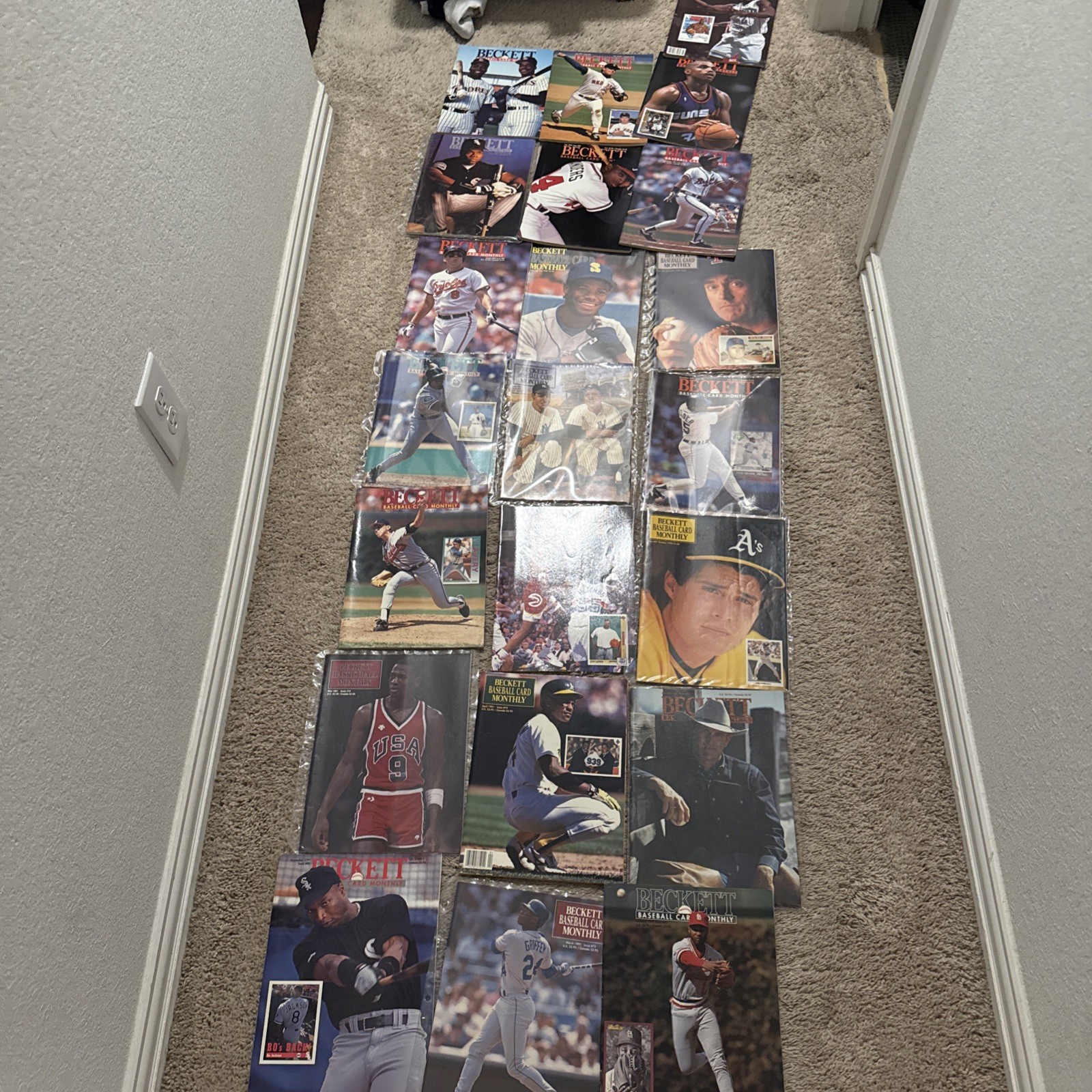Vintage Beckett Sports Magazines Mixed Lot