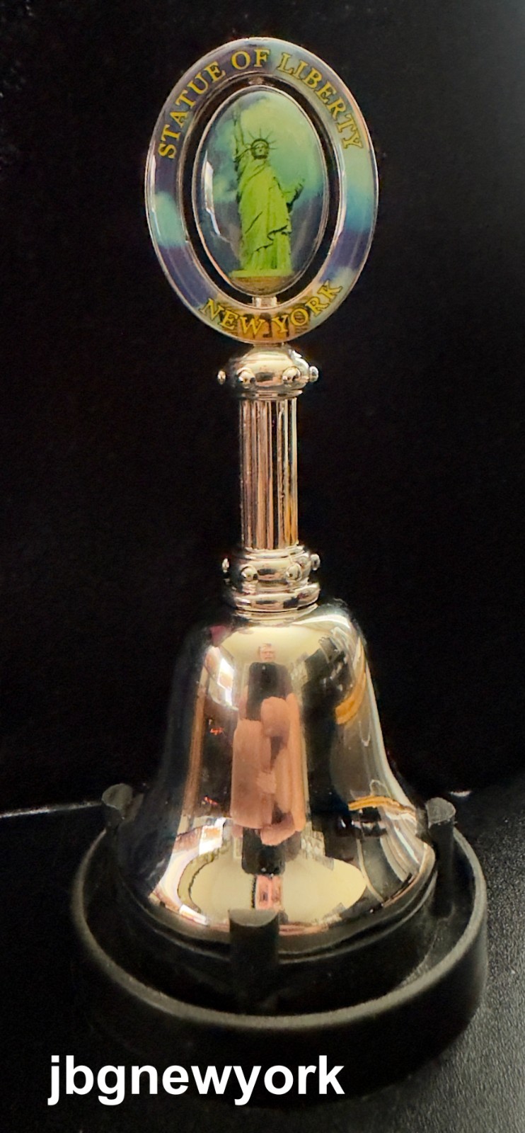Vintage Statue Of Liberty New York City,Miniature Bell, Polished Metal, Souvenir
