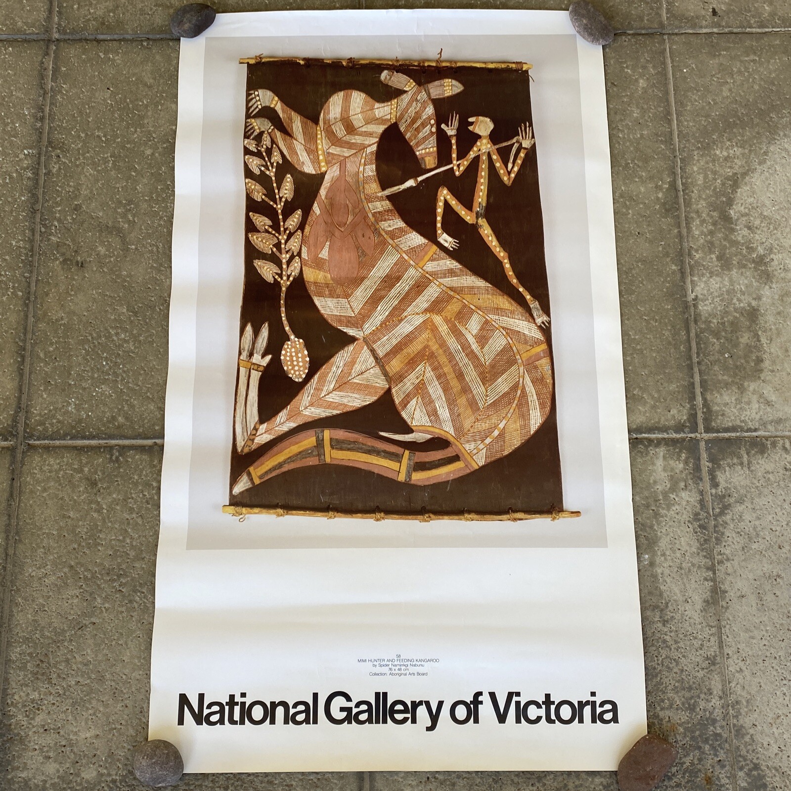Australia Poster Australian Mimi Hunter Feeding Kangaroo Spider Nabuno Art Australia Poster Australian Mimi Hunter Feeding Kangaroo Spider Nabuno Art