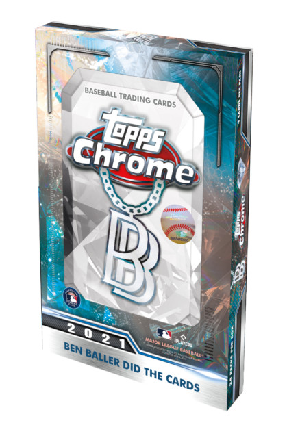 2021 Topps Chrome 'Ben Baller' Edition Baseball - Hobby Box - Factory Sealed