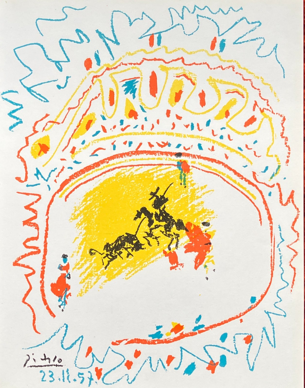 Signed original lithograph by Picasso