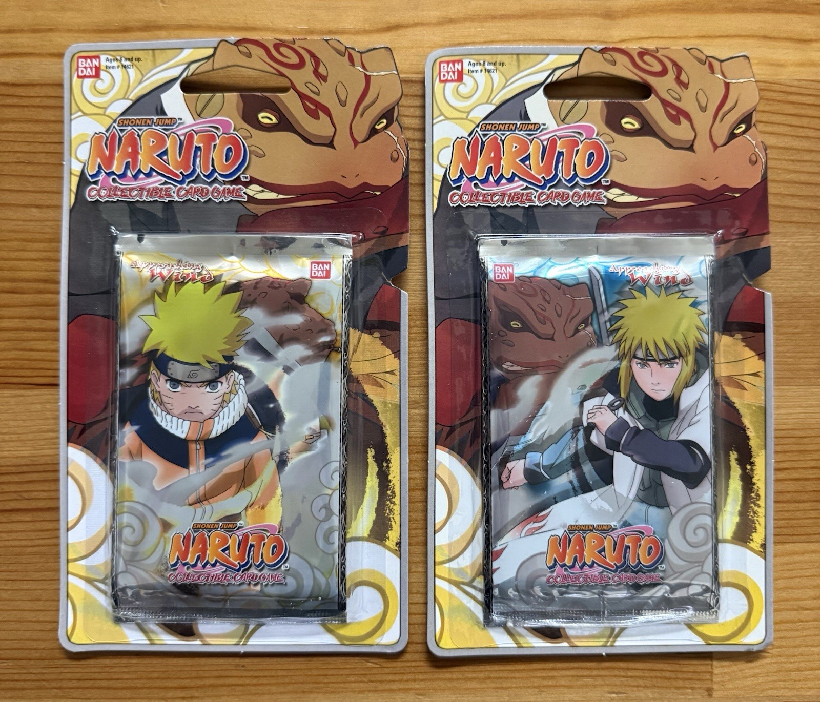 2009 Naruto CCG Approaching Wind (Set 11) 1st Edition Blister Booster Pack New