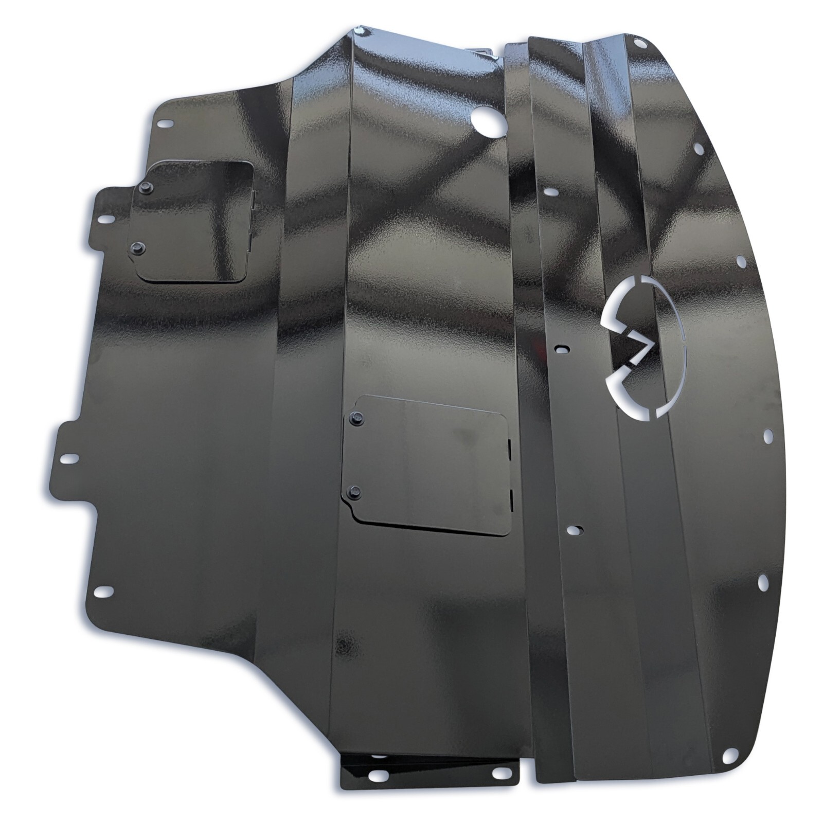 BLACK Aluminum Engine Under Tray Shield for 2011+ AWD Infiniti M56X Y51 Fuga Q70