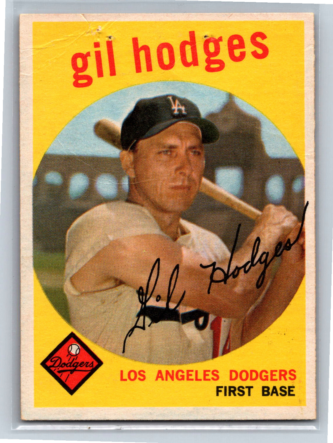 1959 Topps Gil Hodges #270 1959 Topps Gil Hodges #270