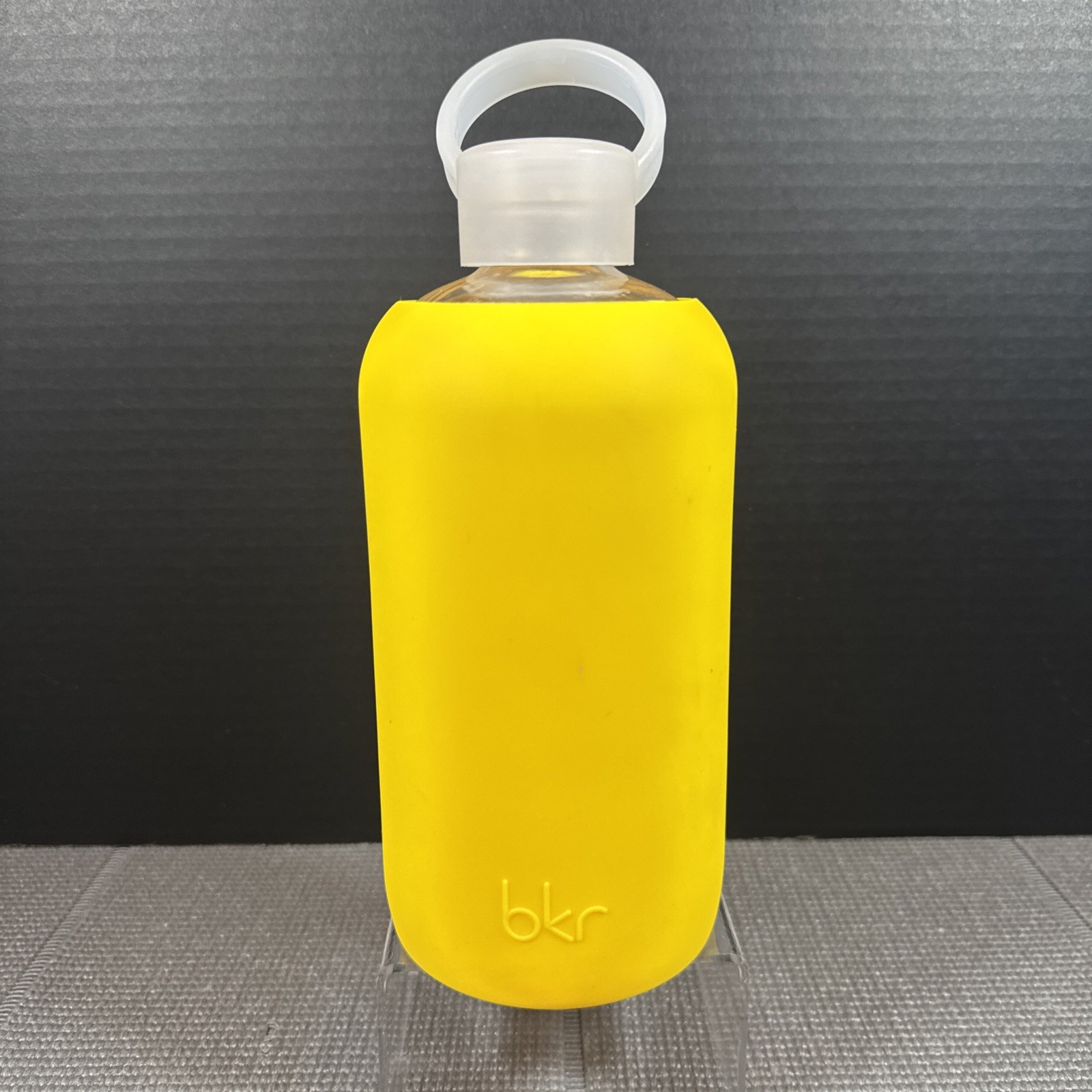 Bkr Big 1L (32 oz) Gigi Glass Water Bottle Large Yellow Good Pre-owned