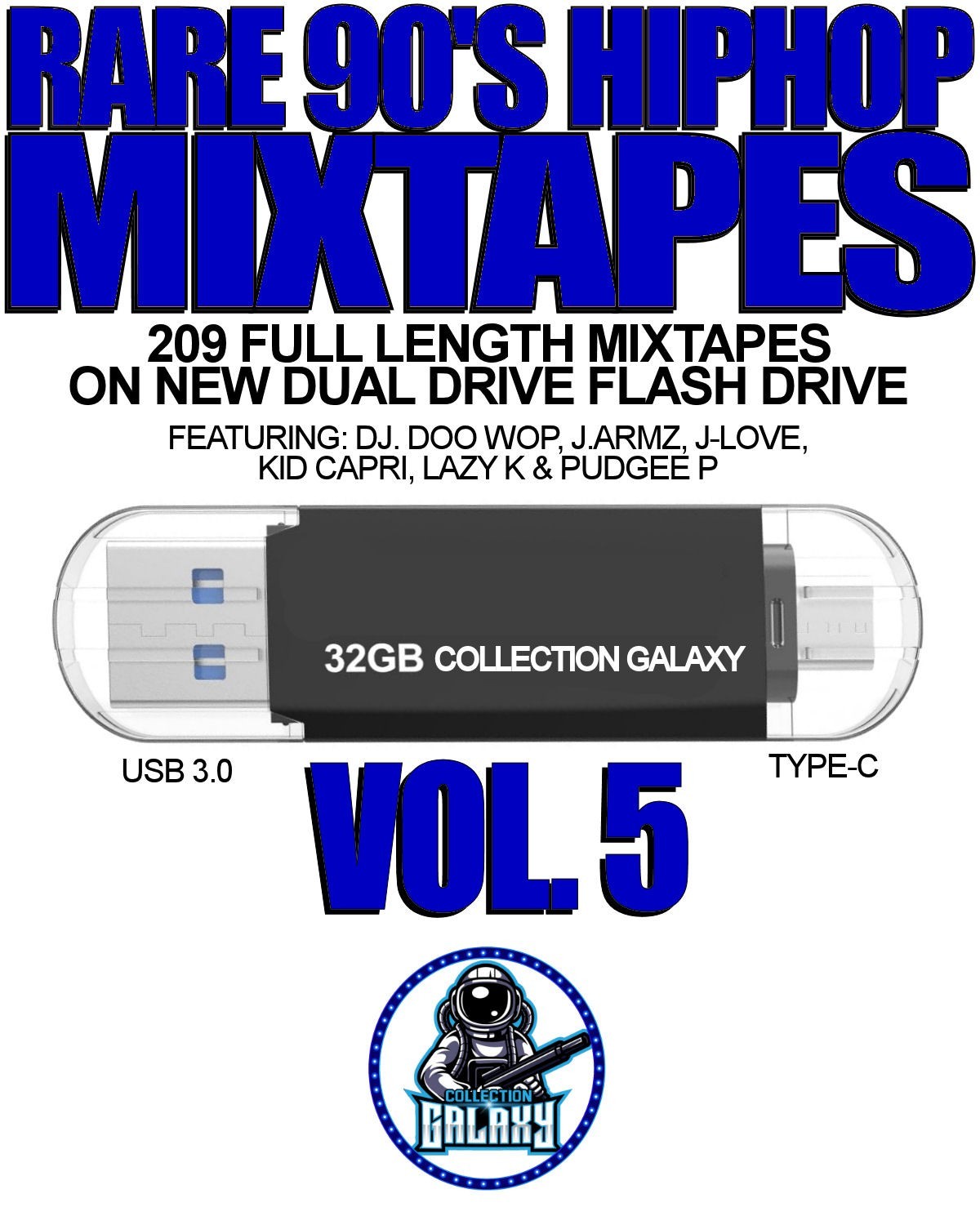Rare 90's Hiphop Mixtapes Vol. 5 Feat: Doo Wop, J.Armz, J-Love, Lazy K and more