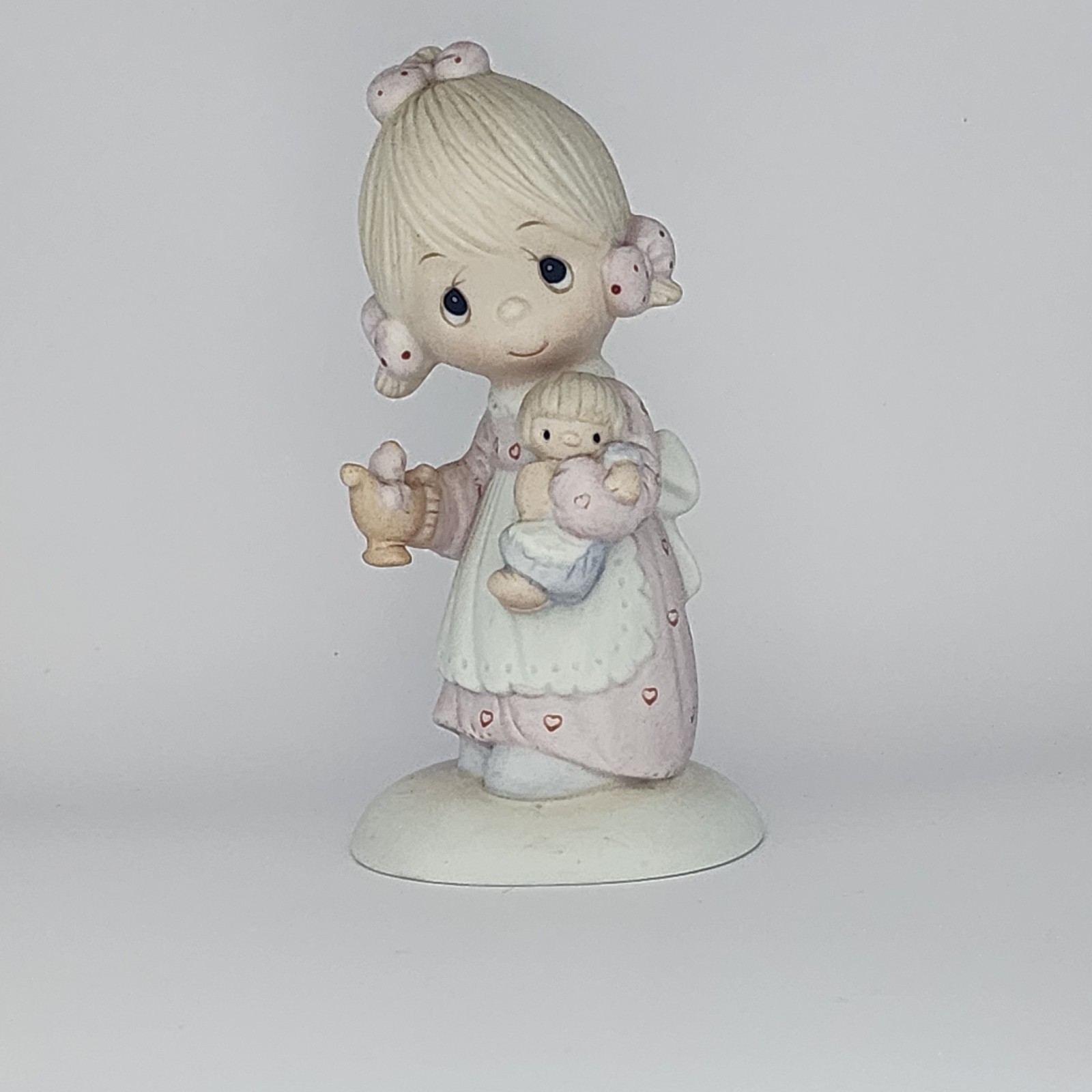 1977 Precious Moments JESUS IS THE LIGHT E1373/G Girl With Candle No Mark 1977 Precious Moments JESUS IS THE LIGHT E1373/G Girl With Candle No Mark