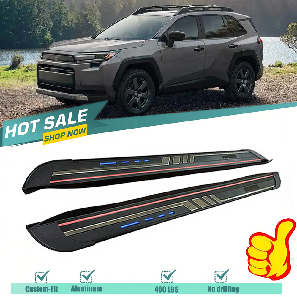 Running Boards Side Step Bars Fits For Toyota RAV4 2026 2026+ 2PCS Aluminum