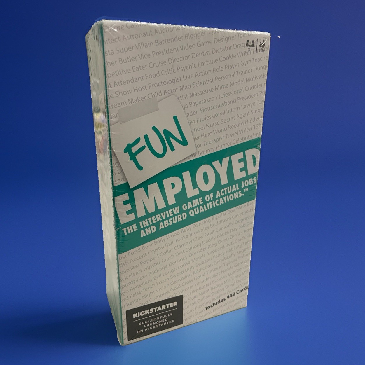 FUN EMPLOYED Interview Game of Actual Jobs Absurd Questions Kickstarter 2016 NEW