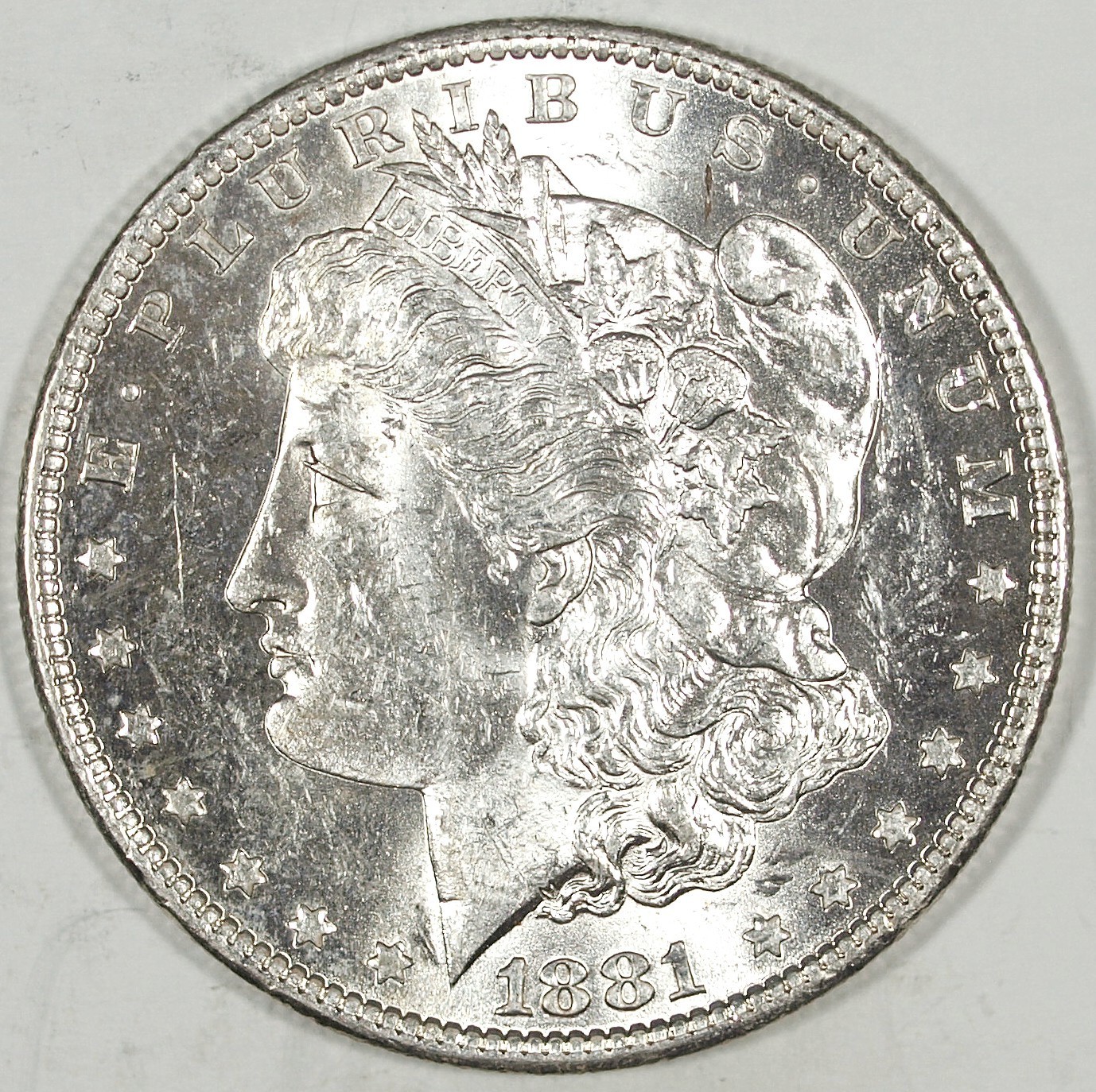 1881 O Uncirculated Morgan Silver Dollar Classic Vintage New Orleans Issue 141