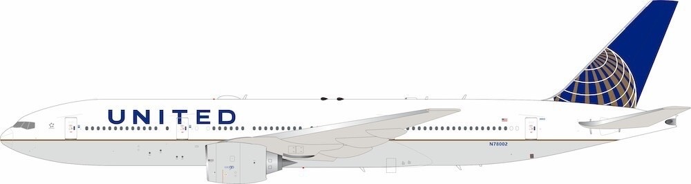 B777-200 UNITED REG: N78002 W/STAND - INFLIGHT 200 IF772UA0826 1/200 - PRE ORDER B777-200 UNITED REG: N78002 W/STAND - INFLIGHT 200 IF772UA0826 1/200 - PRE ORDER