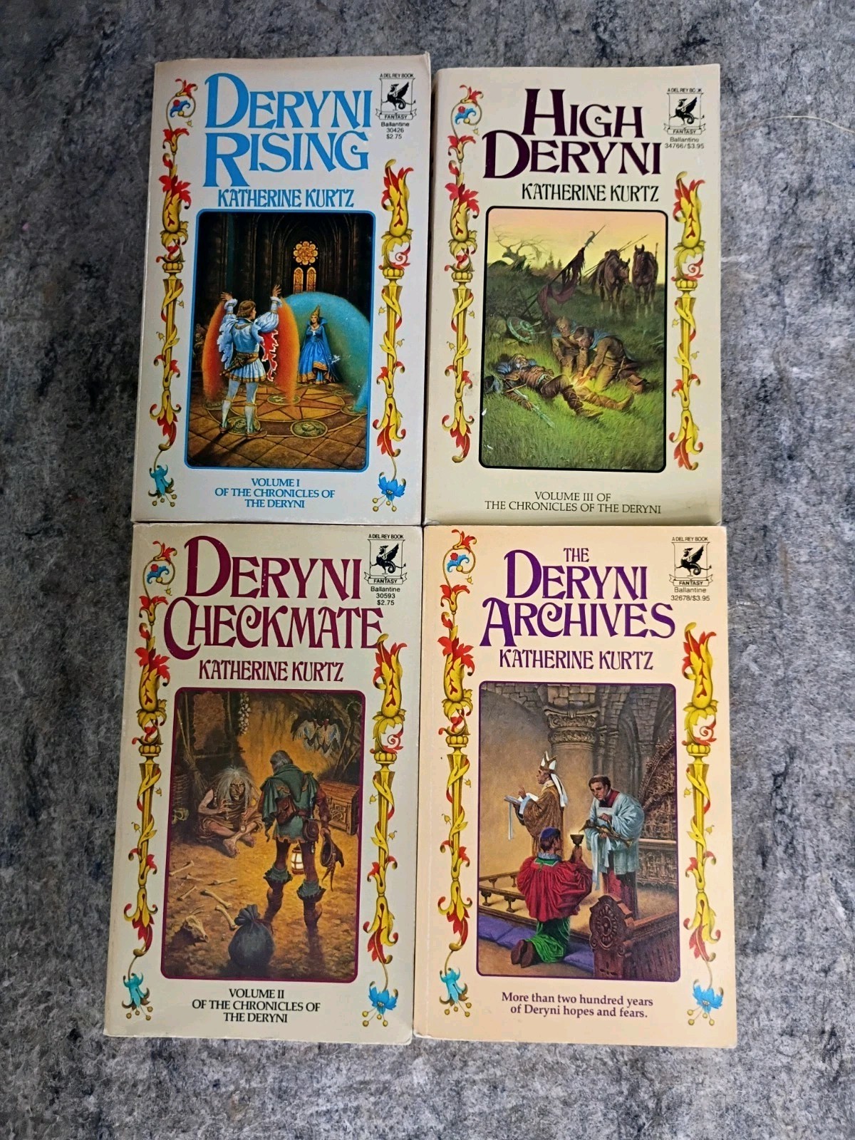 4 by Katherine Kurtz: Chronicles of the Deryni Volumes I + II + III + Archives 4 by Katherine Kurtz: Chronicles of the Deryni Volumes I + II + III + Archives