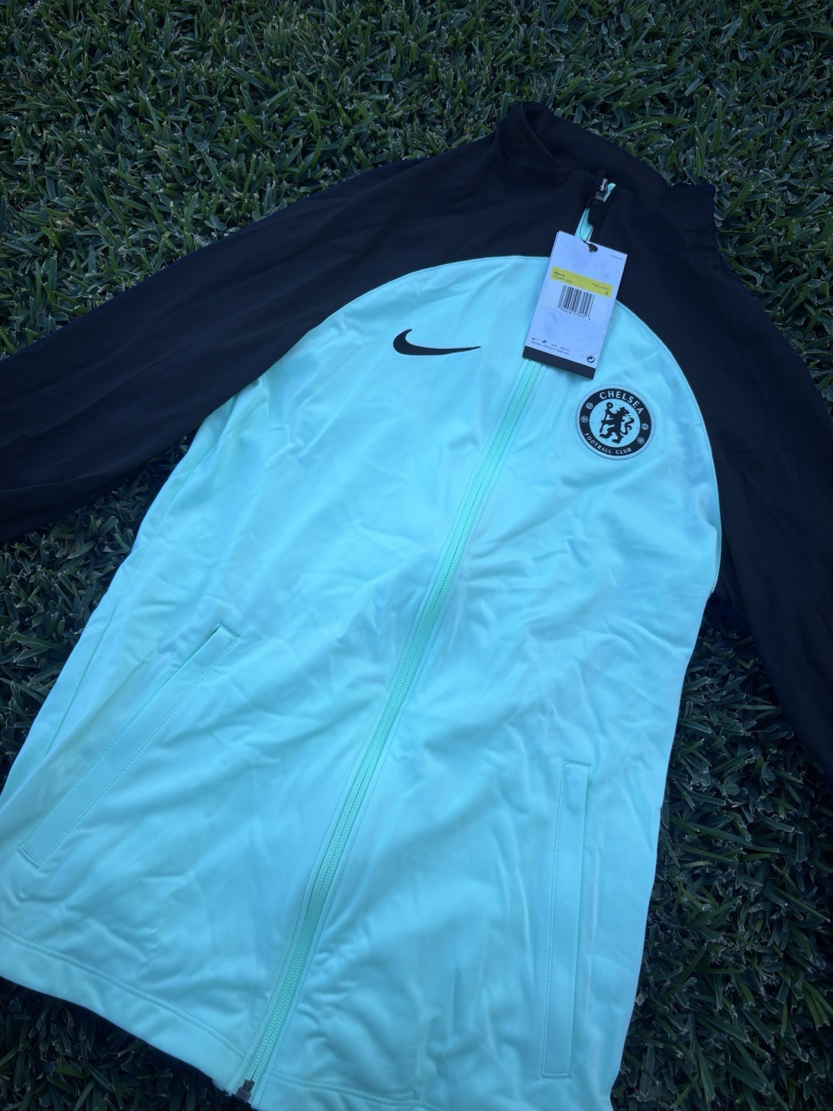 Nike Chelsea FC Full-Zip Long Sleeve  Track Jacket Blue Size S