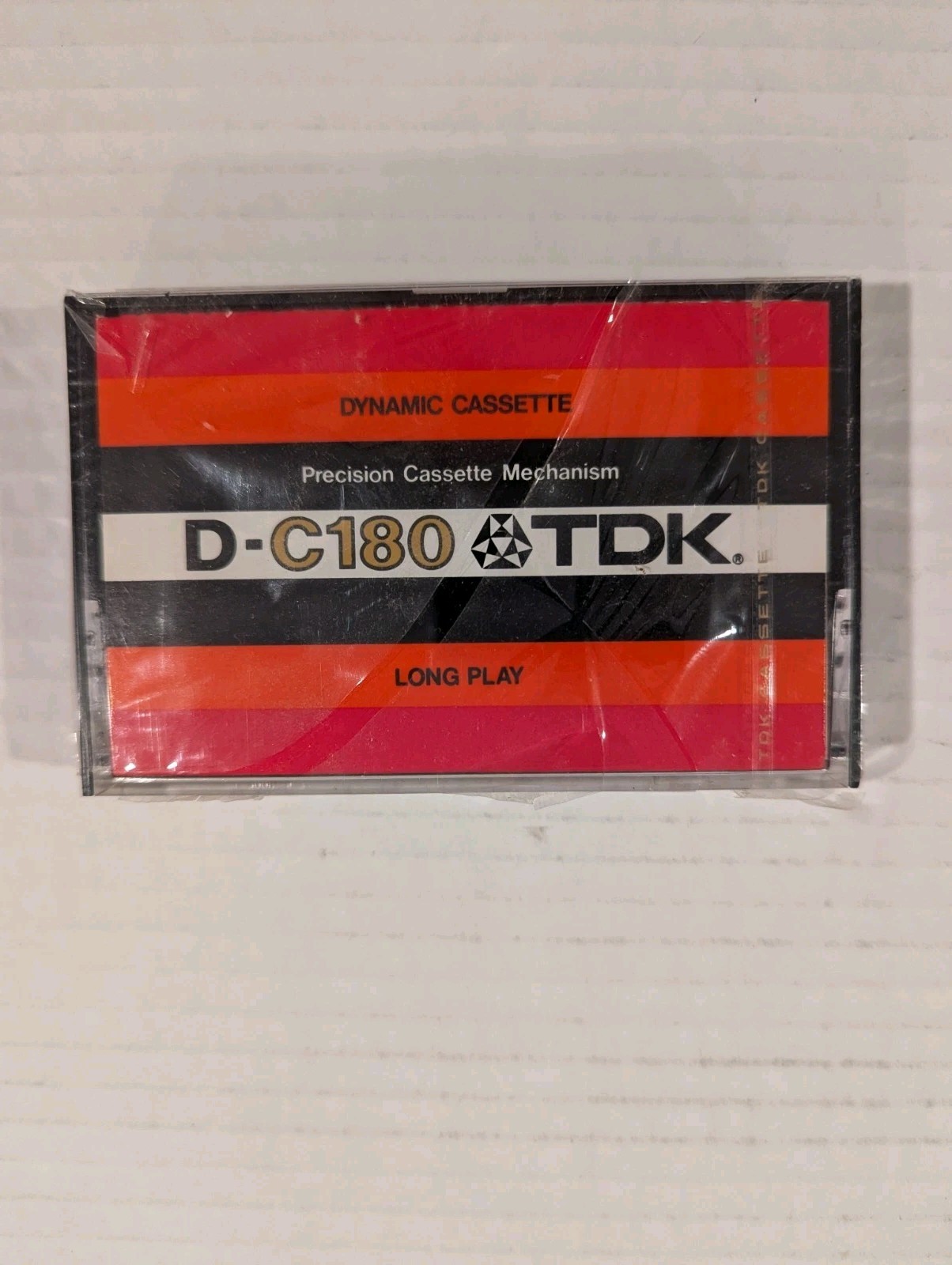 TDK D-C180 Long Play Blank Audio Cassette Tape Japan 1977 New Open Box 