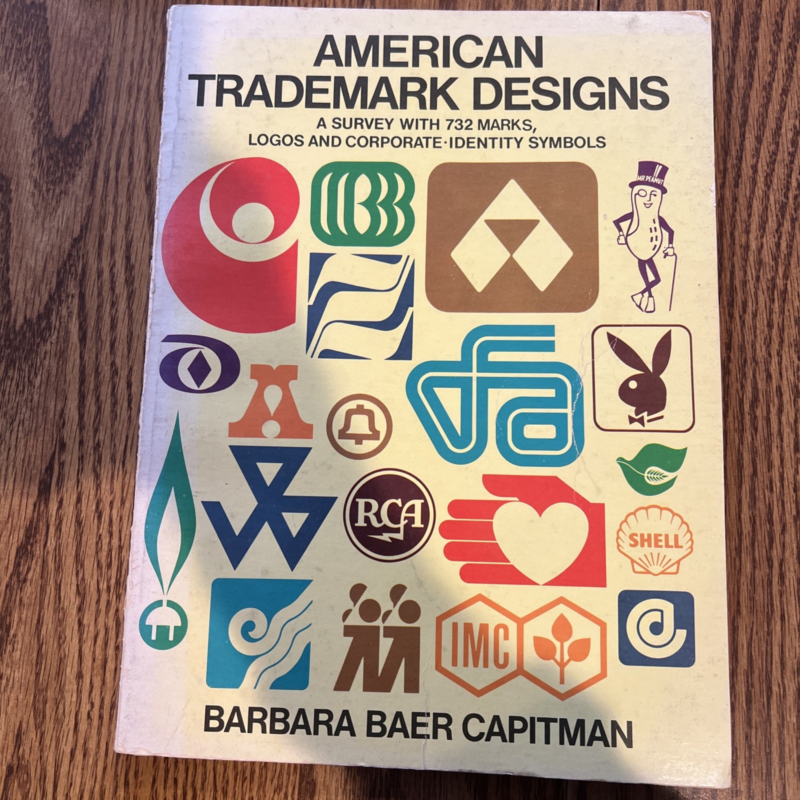 American Trademark Designs Barbara Capitman Vintage Logo Graphic Art Book OOP