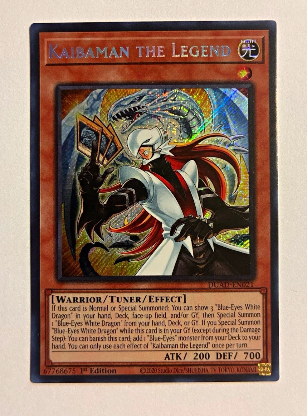 Yu-Gi-Oh Kaibaman the Legend DUAD-EN021 Duelist\'s Advance Secret Rare NM Yu-Gi-Oh Kaibaman the Legend DUAD-EN021 Duelist\'s Advance Secret Rare NM