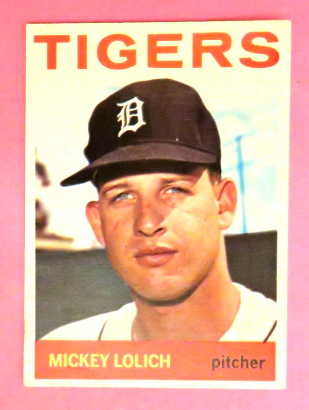 1964 Topps. Detroit Tigers - MICKEY LOLICH #128