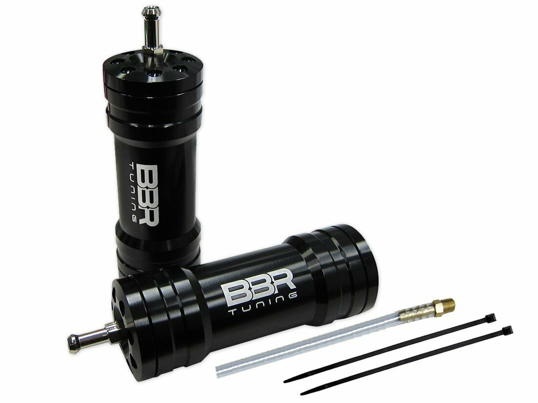 BBR Tuning Boost Bottle for 48/66/80cc 2-Stroke Motorized Bicycle Engines- Black