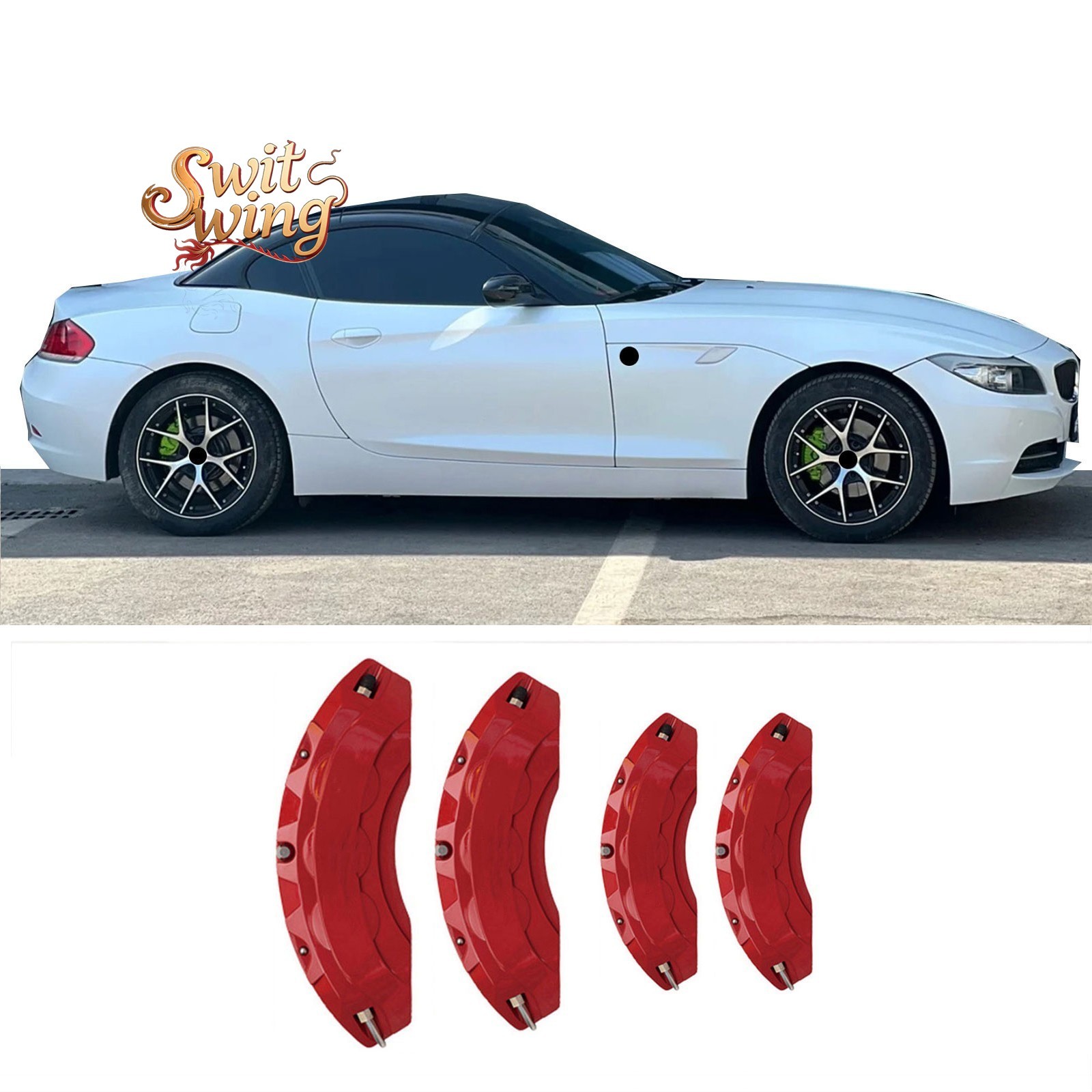 4pcs Customized Aluminum Car Brake Caliper Covers for BMW Z4 Accessories 4pcs Customized Aluminum Car Brake Caliper Covers for BMW Z4 Accessories