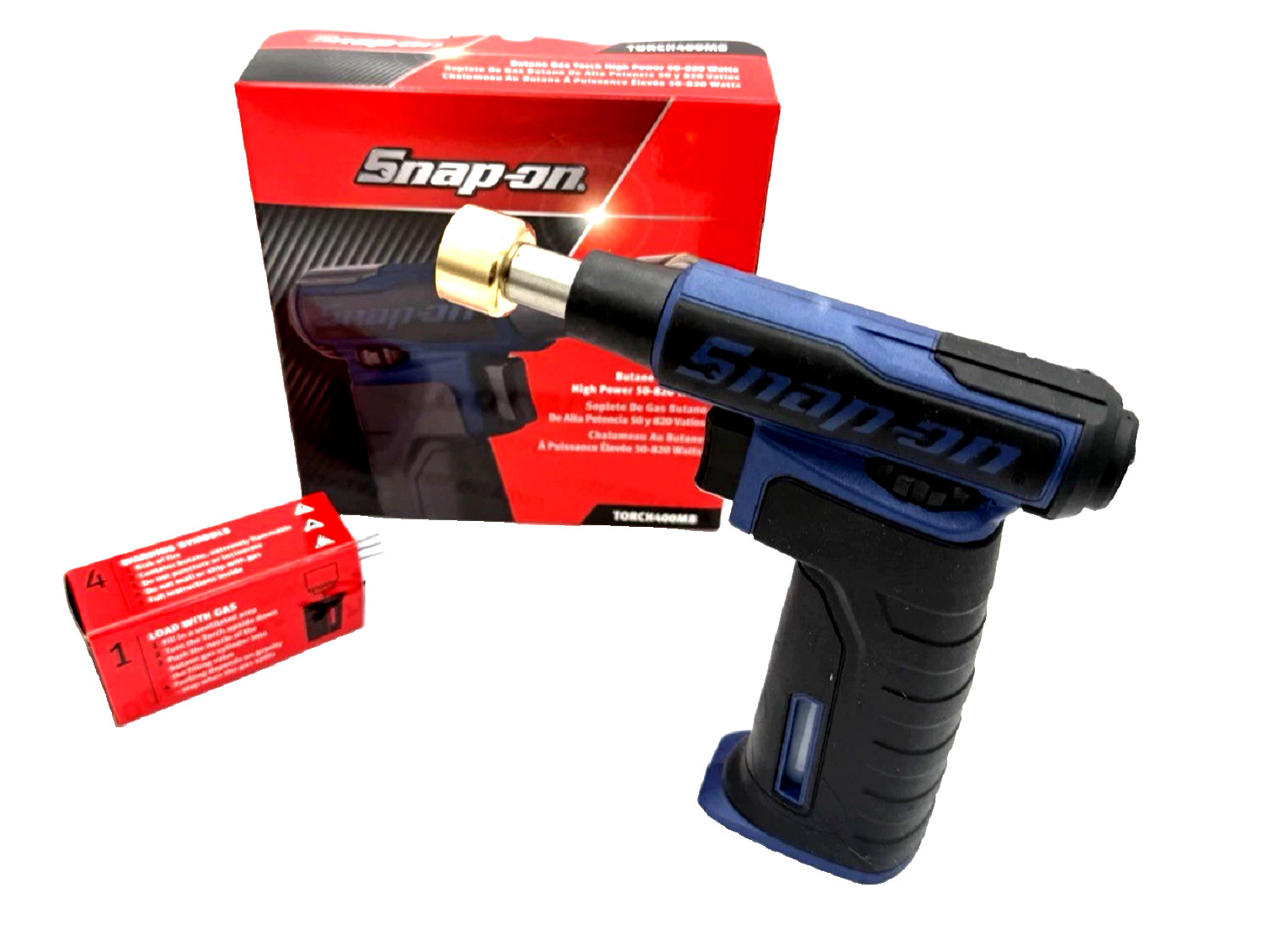 🔥 *NEW* SNAP-ON BLUE BUTANE GAS TORCH TORCH400MB TORCH400 HIGH POWER NIB 🔥