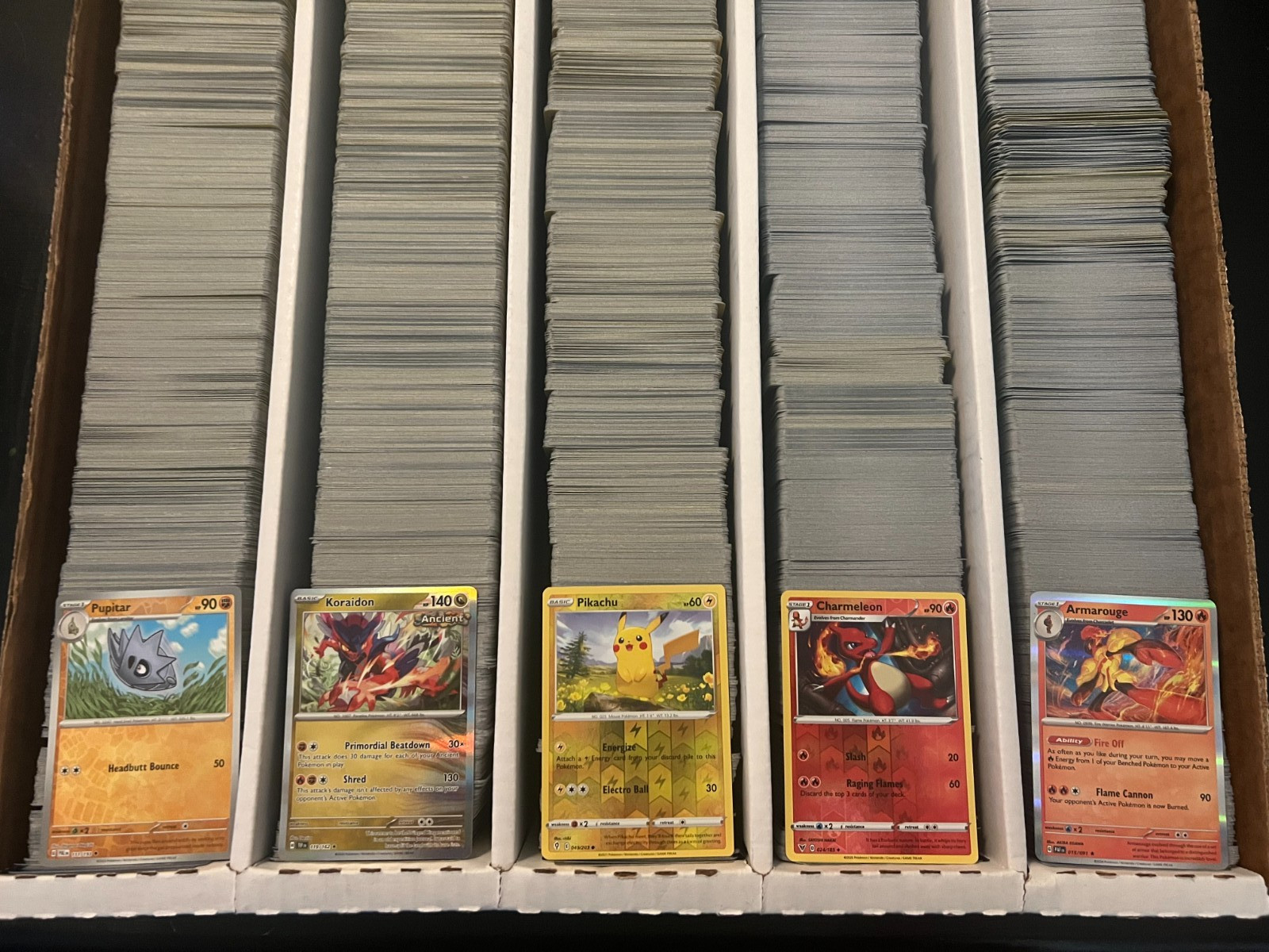500+ Pokemon Card Bulk Lot | Free EX/V/VSTAR Rare + Holos | Makes a great gift