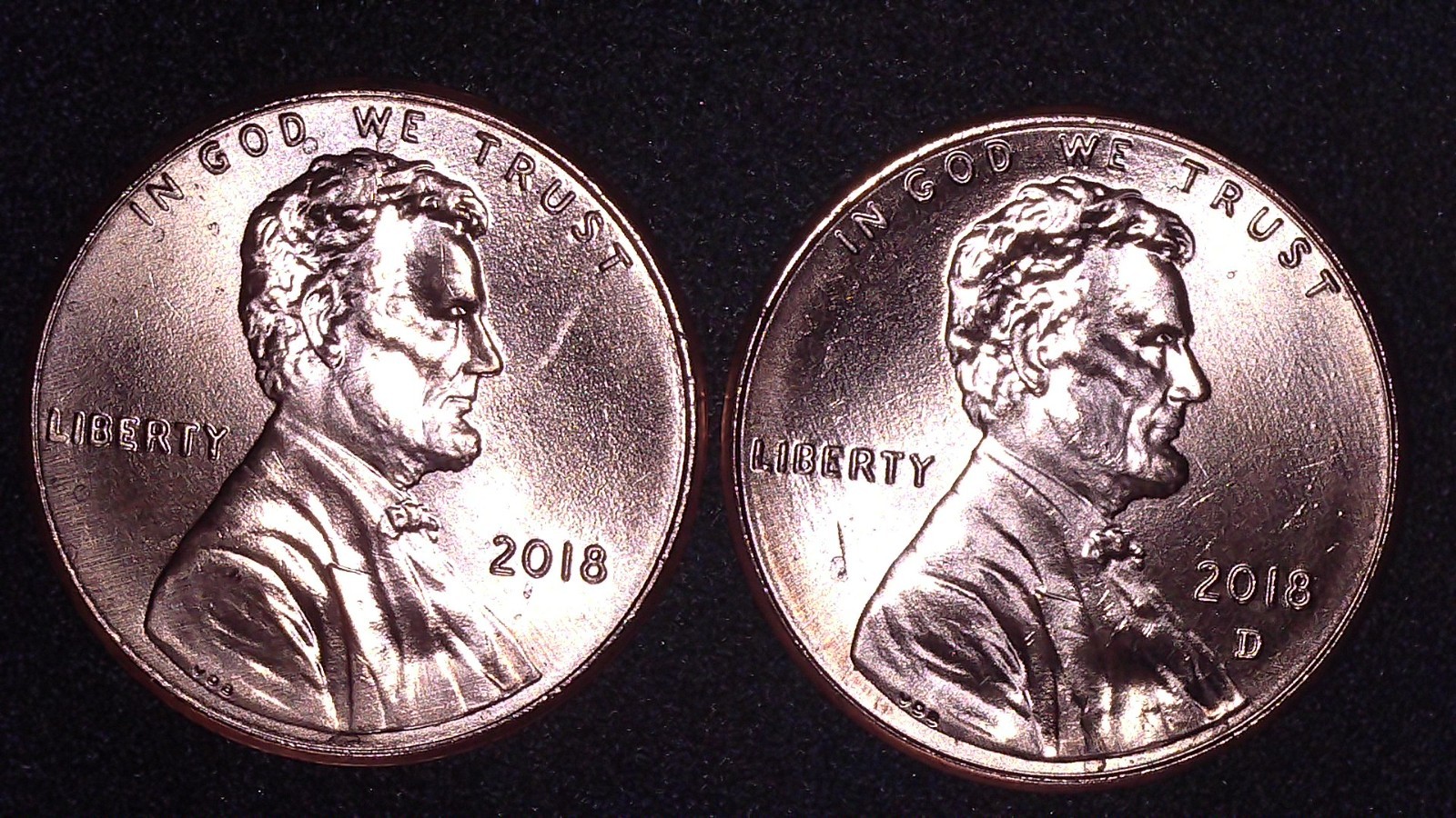 2018-P&D Lincoln Shield Cent (2) Penny Set BRILLIANT UNCIRCULATED 2018-P&D Lincoln Shield Cent (2) Penny Set BRILLIANT UNCIRCULATED