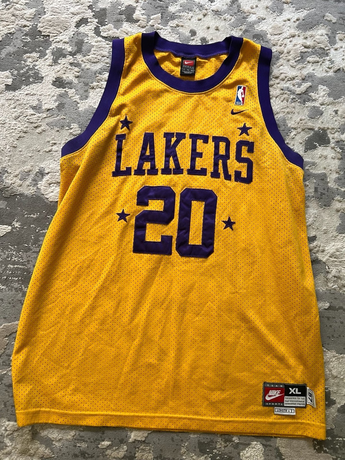 Nike Los Angeles Lakers Gary Payton Jersey XL Nike Los Angeles Lakers Gary Payton Jersey XL