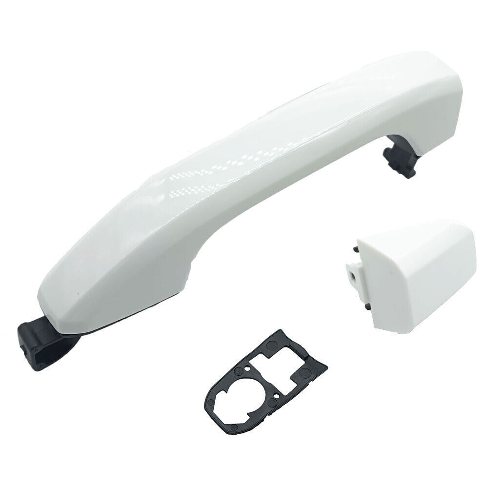 Rear L / R Olympic White Door Handle FIT For 2014-2019 Chevrolet Silverado