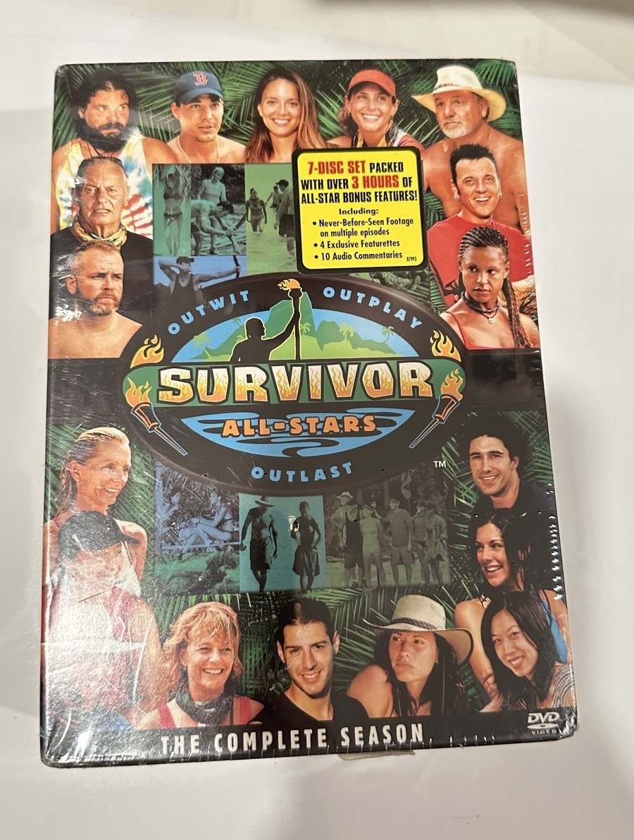 Survivor: All Stars - The Complete Season (DVD, 7-Disc Set, 2004) *NEW/SEALED*