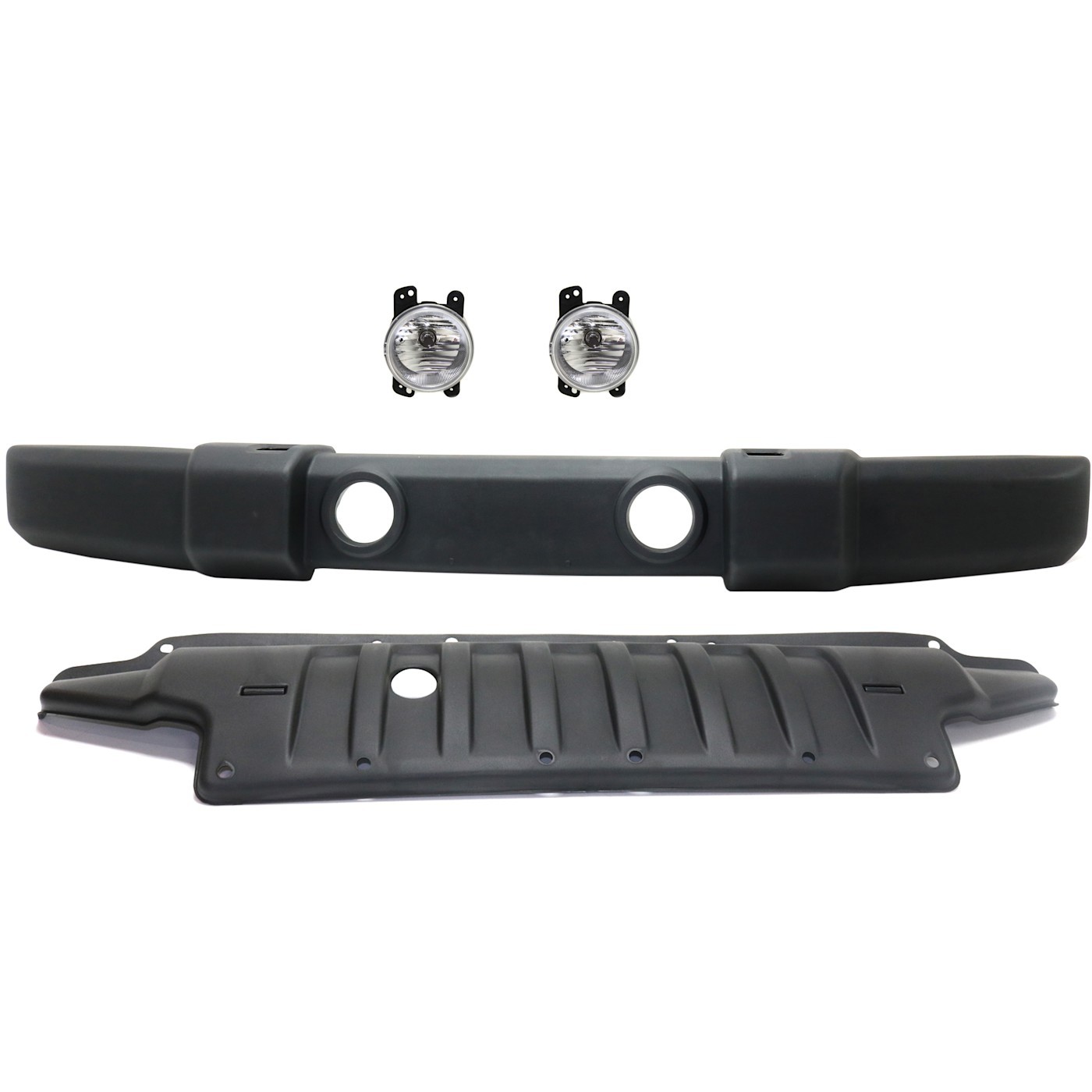1FN67RXFAA, 4805856AB, 1BE95XXXAD New Bumper Covers Fascias Set of 4 Front