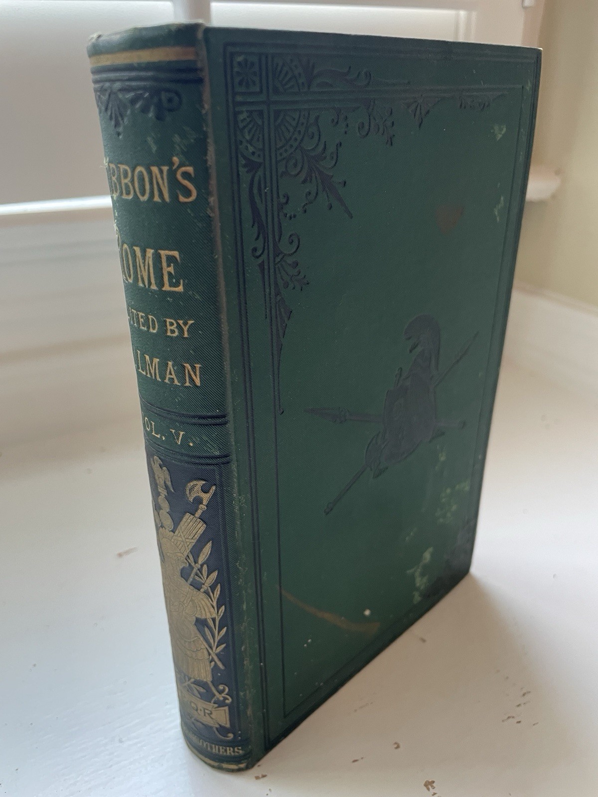 Gibbon’s Decline & Fall of the Roman Empire Vol V – Harper & Brothers c.1880 HC