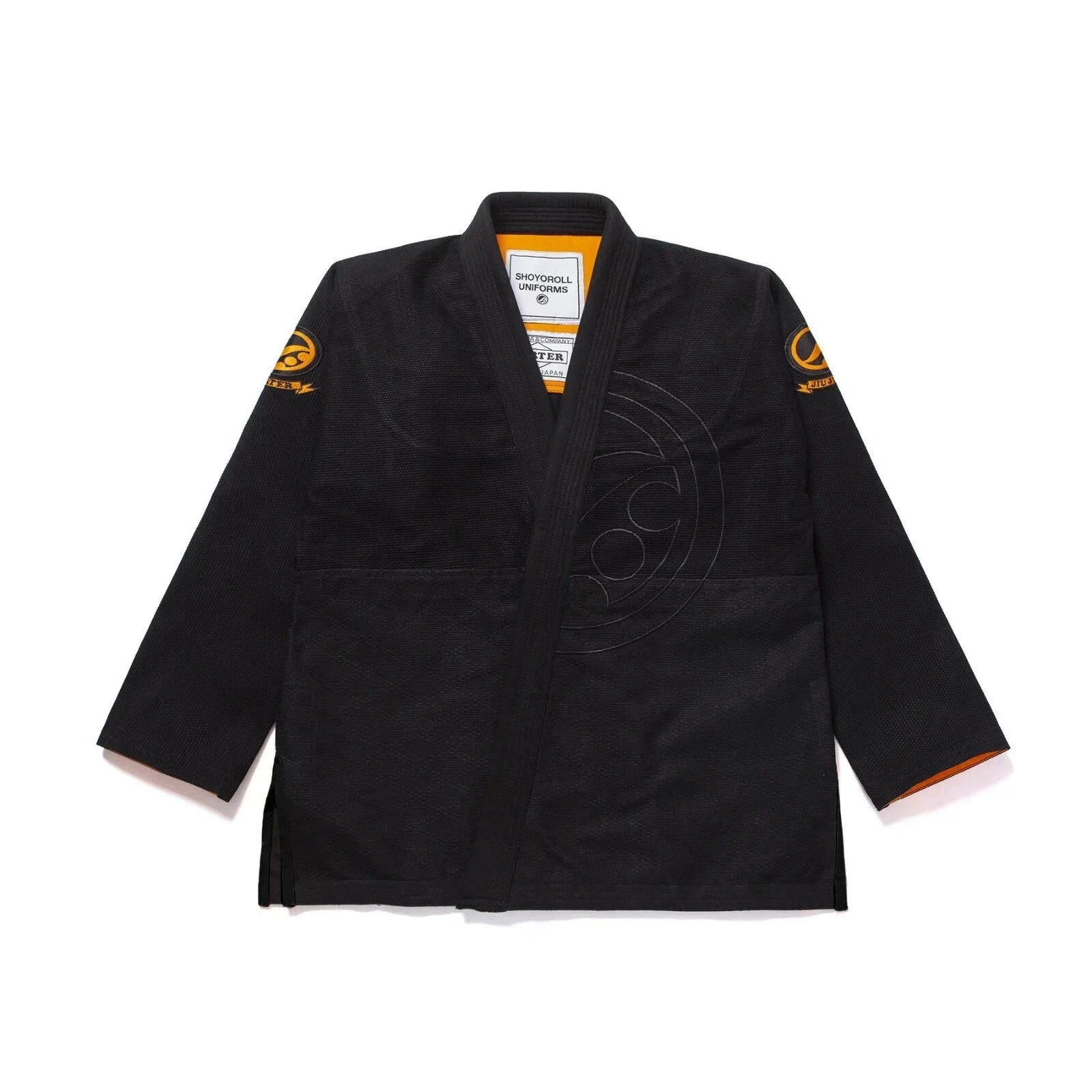 Shoyoroll SYR x Porter Batch 123 Black BJJ Gi 450 GSM Jiu Jitsu Kimono With Bag