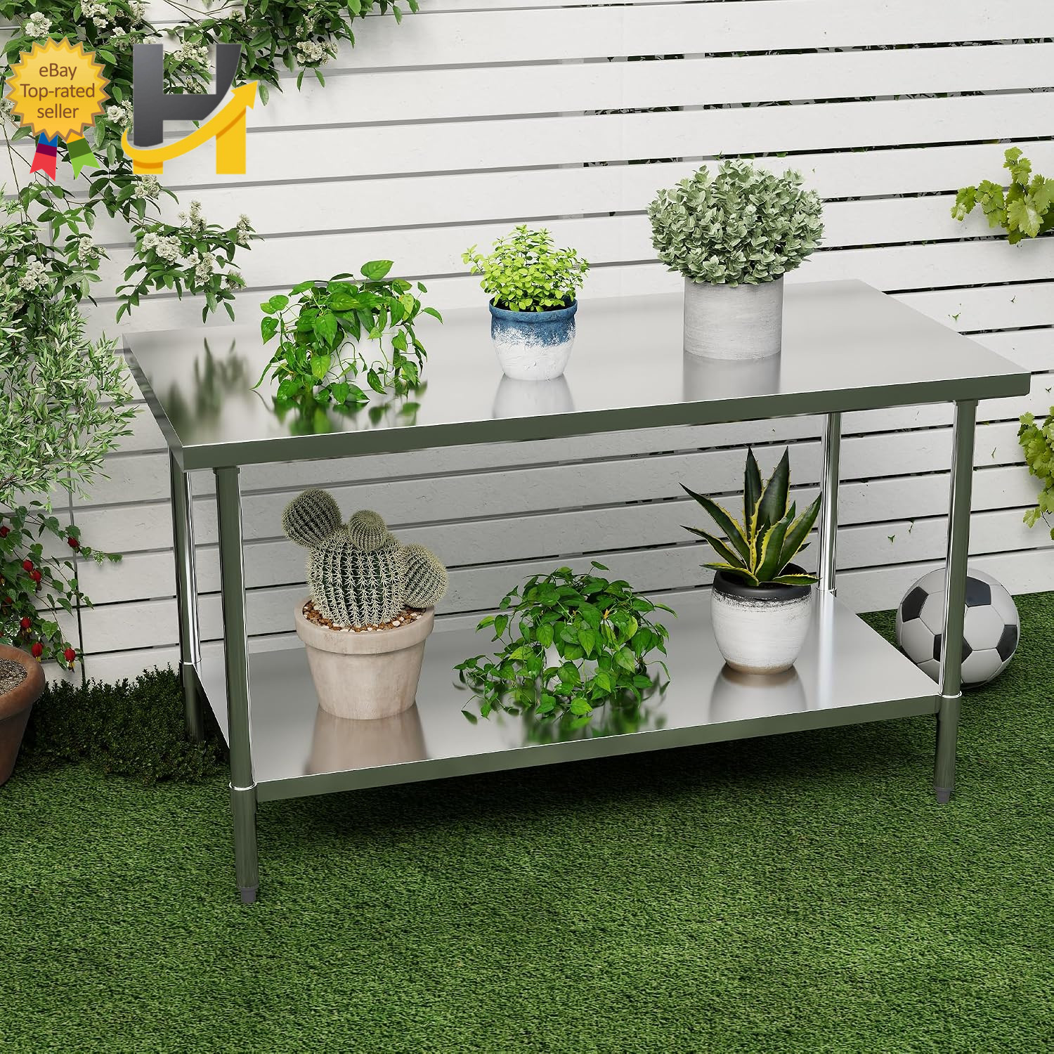 Stainless Steel Work Table for Prep 30X60 Inch  USA
